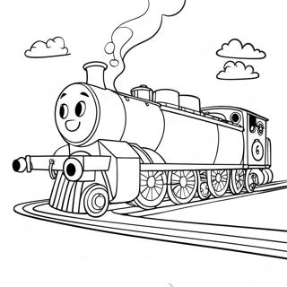 Percy The Train With Friends Coloring Page 50585-42175