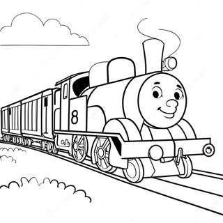 Percy The Train With Friends Coloring Page 50585-42176