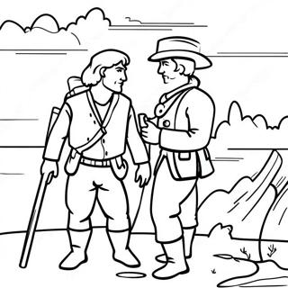 Lewis And Clark Expedition Coloring Page 50594-42162