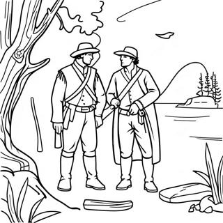 Lewis And Clark Expedition Coloring Page 50594-42164