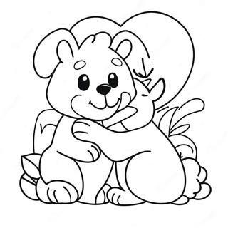 Heartwarming Share The Love Coloring Page 50605-42177