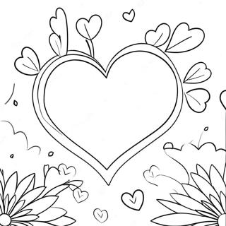 Heartwarming Share The Love Coloring Page 50605-42178