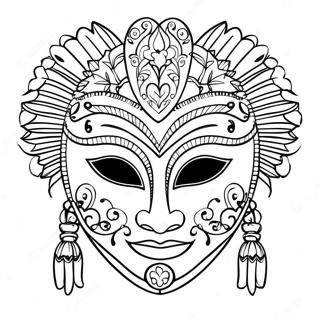 Mask Coloring Page 50624-42184