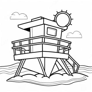 Lifeguard Coloring Page 50644-42206