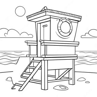 Lifeguard Coloring Page 50644-42208