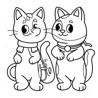 Adventurous Super Kitties Coloring Page 50665-42227