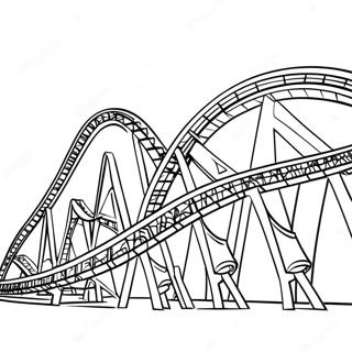 Hershey Park Roller Coaster Coloring Page 50675-42232