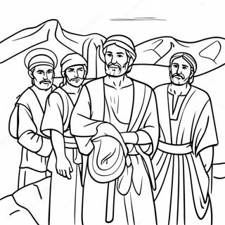 Joseph And His Brothers Coloring Page 50684-42247