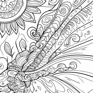 Colorful Erosion Patterns Coloring Page 50695-42243