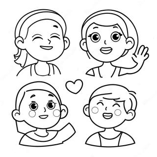 Fun Speech Therapy Characters Coloring Page 50715-42256