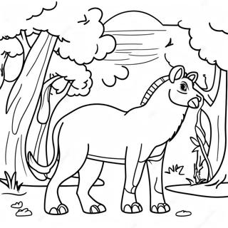 Safari Animal Coloring Page 5072-4066