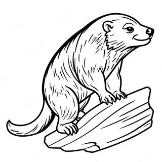 Honey Badger Coloring Page 50754-42286