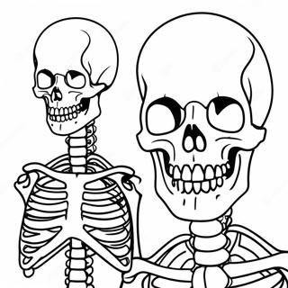 Skeletal System Coloring Page 50764-42308