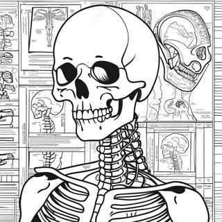 Skeletal System Coloring Pages