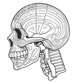 Detailed Skeletal Anatomy Coloring Page 50765-42295