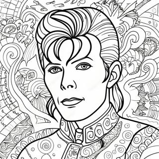 David Bowie Coloring Pages