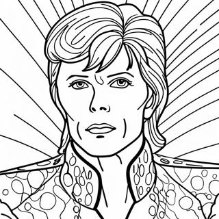 David Bowie In Ziggy Stardust Costume Coloring Page 50795-42319