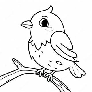 Blue Bird Coloring Pages