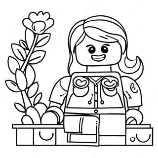 Girl Lego Coloring Page 50834-42351