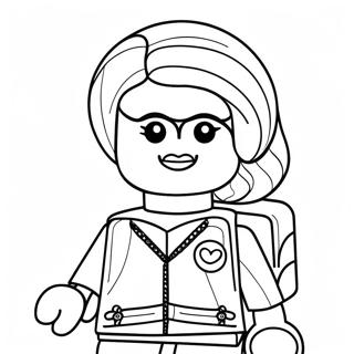 Girl Lego Coloring Page 50834-42352