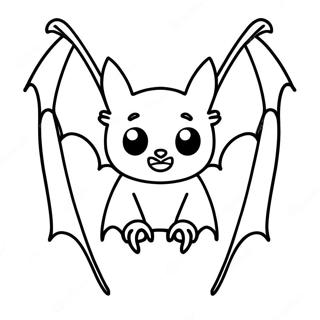 Bat Coloring Page 50864-42382