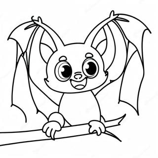 Bat Coloring Page 50864-42384