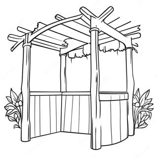 Sukkah Coloring Pages