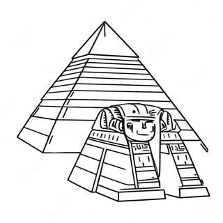 Ancient Egyptian Pyramid Coloring Page 50885-42405