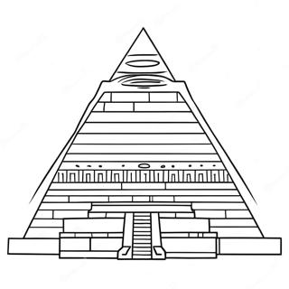 Ancient Egyptian Pyramid Coloring Page 50885-42406