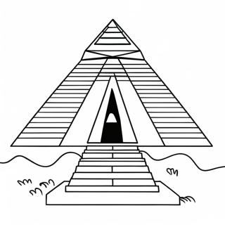 Ancient Egyptian Pyramid Coloring Page 50885-42407