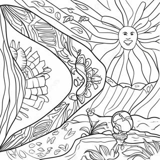 South Africa Flag Coloring Page 50914-42419