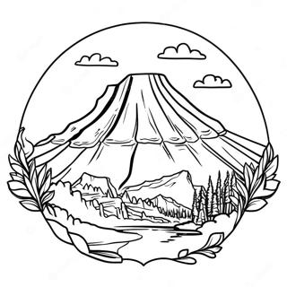 Majestic Table Mountain Coloring Page 50915-42424