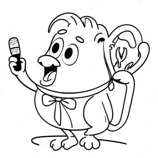 Sing Coloring Page 5092-4084