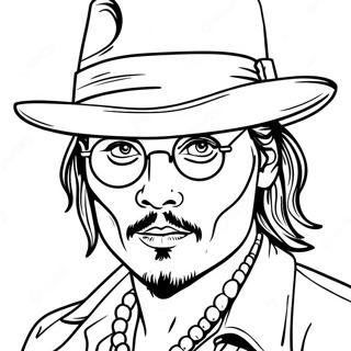 Johnny Depp Coloring Page 50954-42438