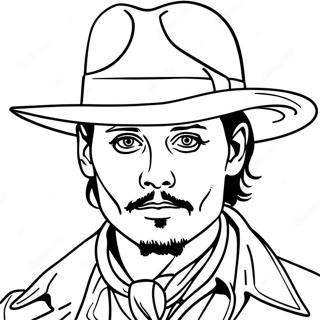 Johnny Depp Coloring Page 50954-42440