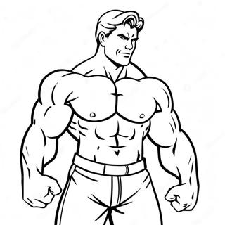 Strong Muscles In Action Coloring Page 50965-42469