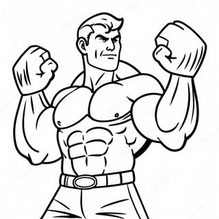 Strong Muscles In Action Coloring Page 50965-42471