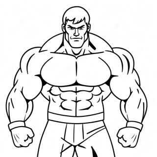 Strong Muscles In Action Coloring Page 50965-42472