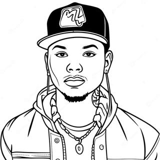 Kane Brown Coloring Page 51004-42482