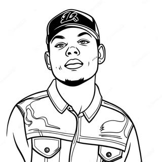 Kane Brown Coloring Page 51004-42483