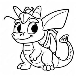 Spyro The Dragon Skylander Coloring Page 51025-42510