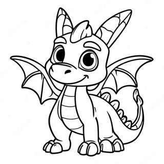 Spyro The Dragon Skylander Coloring Page 51025-42511