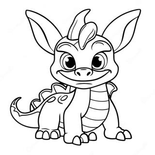 Spyro The Dragon Skylander Coloring Page 51025-42512