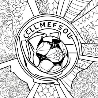 Champions League Logo Coloring Page 51044-42518