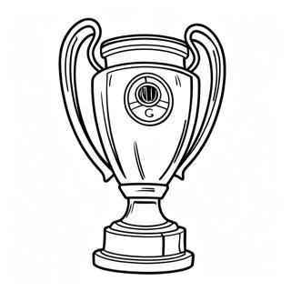 Champions League Trophy Coloring Page 51045-42529