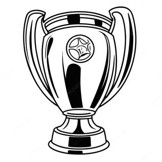 Champions League Trophy Coloring Page 51045-42531