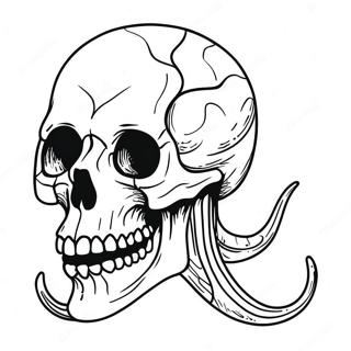 Skull Crawler Coloring Pages