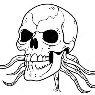 Fearsome Skull Crawler In Action Coloring Page 51055-42539