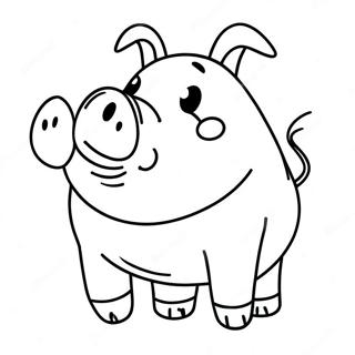 Alpha Pig In Action Coloring Page 51075-42558