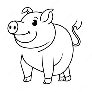 Alpha Pig In Action Coloring Page 51075-42559